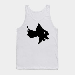 Goldfish Fish Black Silhouette Animal Pet Cool Style Tank Top